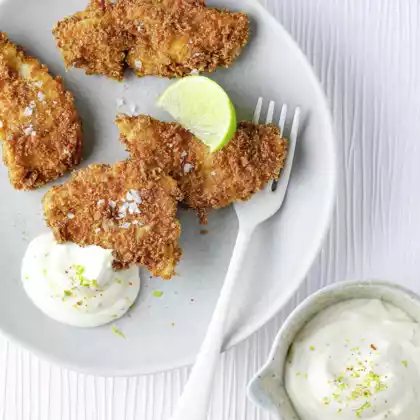 Schnitzelchen mit Mayo